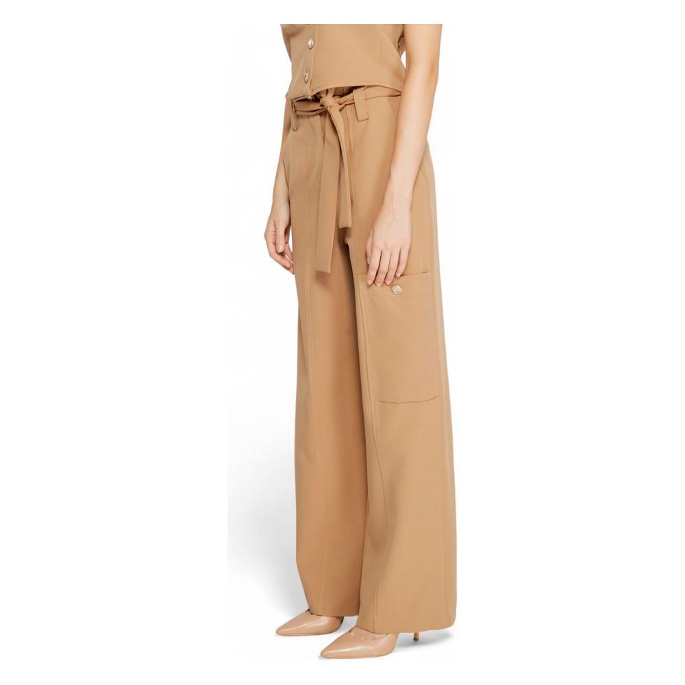 Rinascimento Beige Polyester Jeans & Pant