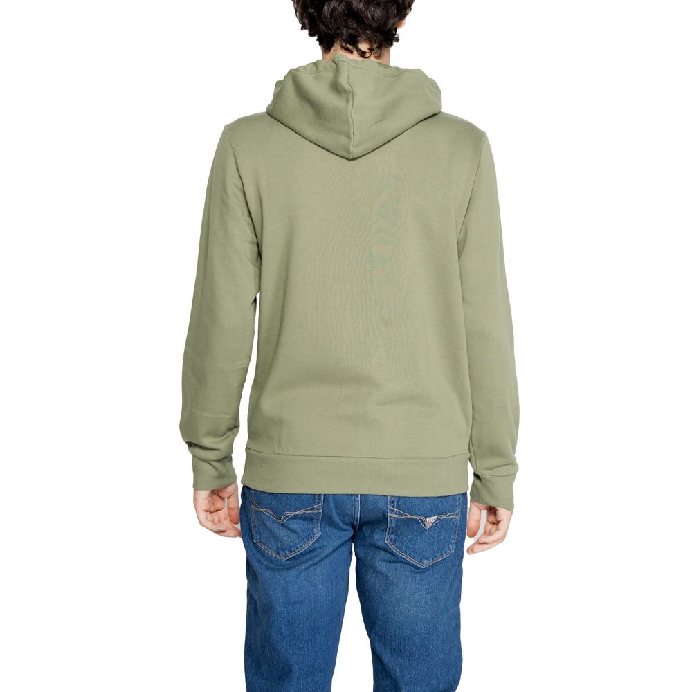 Emporio Armani Underwear Green Cotton Hoody