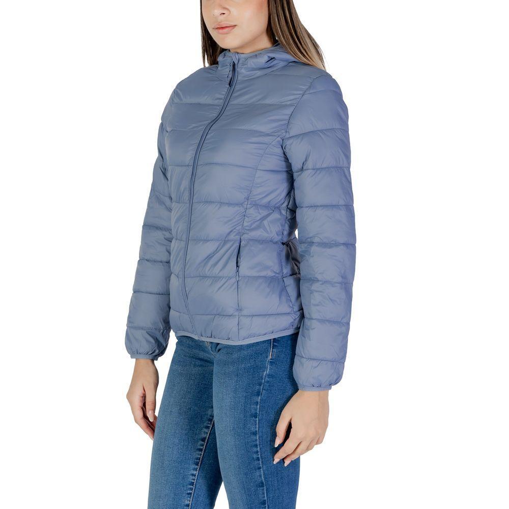 B.Young Blue Nylon Jackets & Coat BY-15712200375-IT40|S