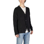 Underclub Black Cotton Cardigan UN-15760400009-IT48 | L