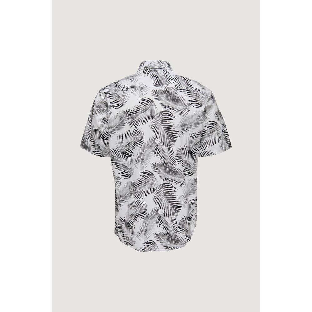 Only & Sons White Cotton Shortsleeve ON-10275600008-IT42 | XS
