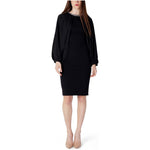 Rinascimento Black Polyester Long RI-11296600009-IT40|S