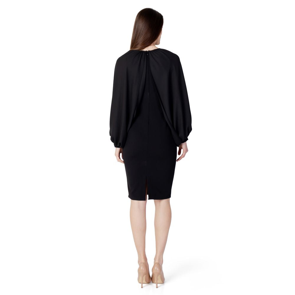Rinascimento Black Polyester Long RI-11296600009-IT40|S
