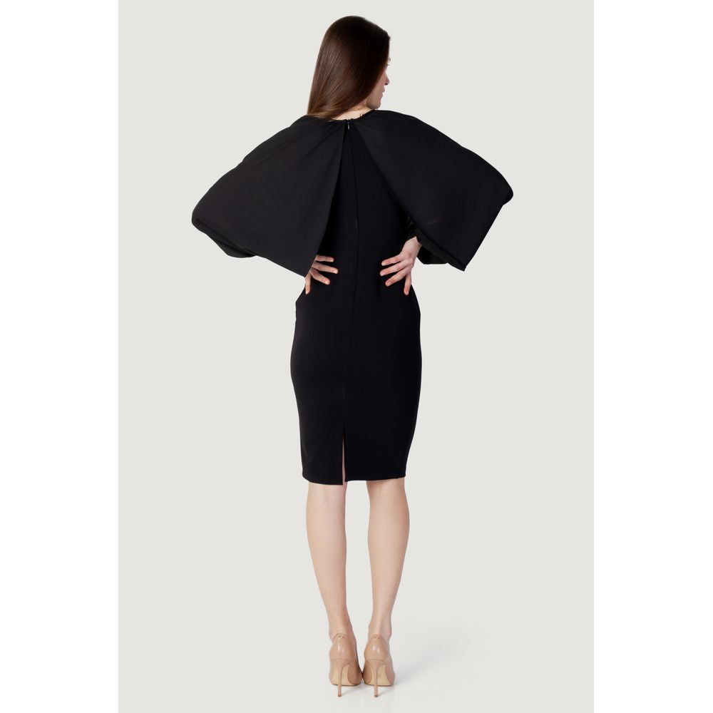 Rinascimento Black Polyester Long RI-11296600009-IT40|S
