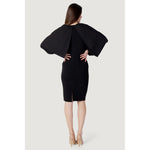 Rinascimento Black Polyester Long RI-11296600009-IT40|S