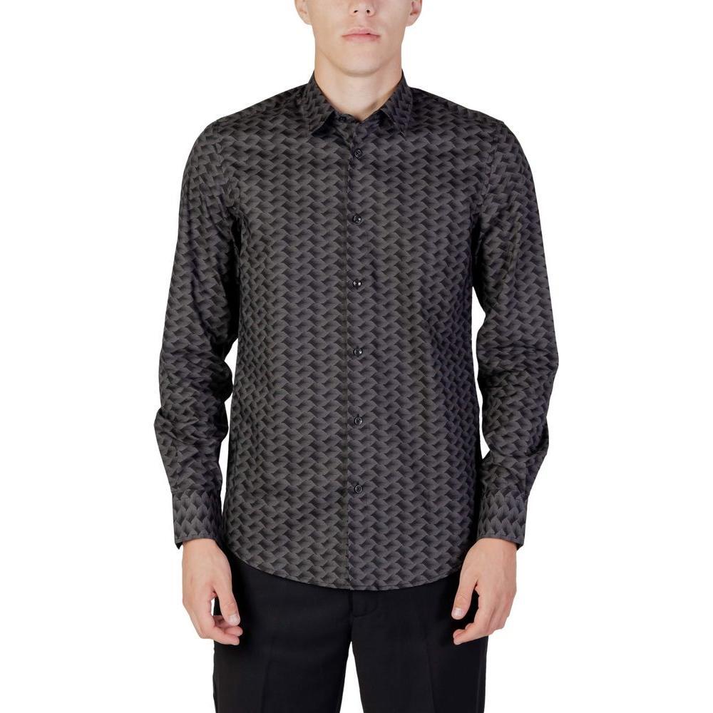 Antony Morato Gray Cotton Shirt