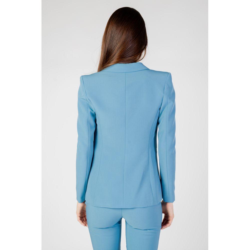 Rinascimento Turquoise Polyester Blazer RI-12022500679-IT42|M