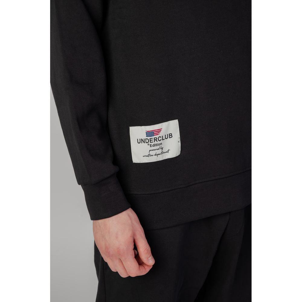 Underclub Black Cotton Hoody UN-13165800009-IT44 | S