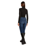 Morgan De Toi Black Viscose Turtleneck MO-13167900009-IT40|S