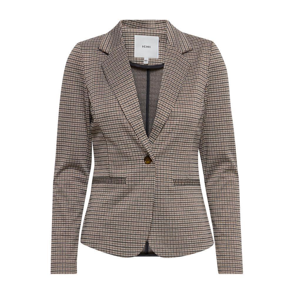 ICHI Beige Polyester Blazer IC-13338800127-IT40|S