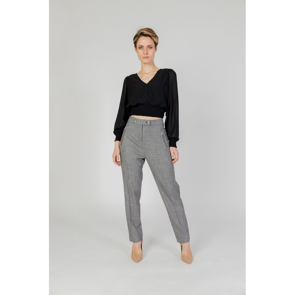 Morgan De Toi Black Polyester Pants