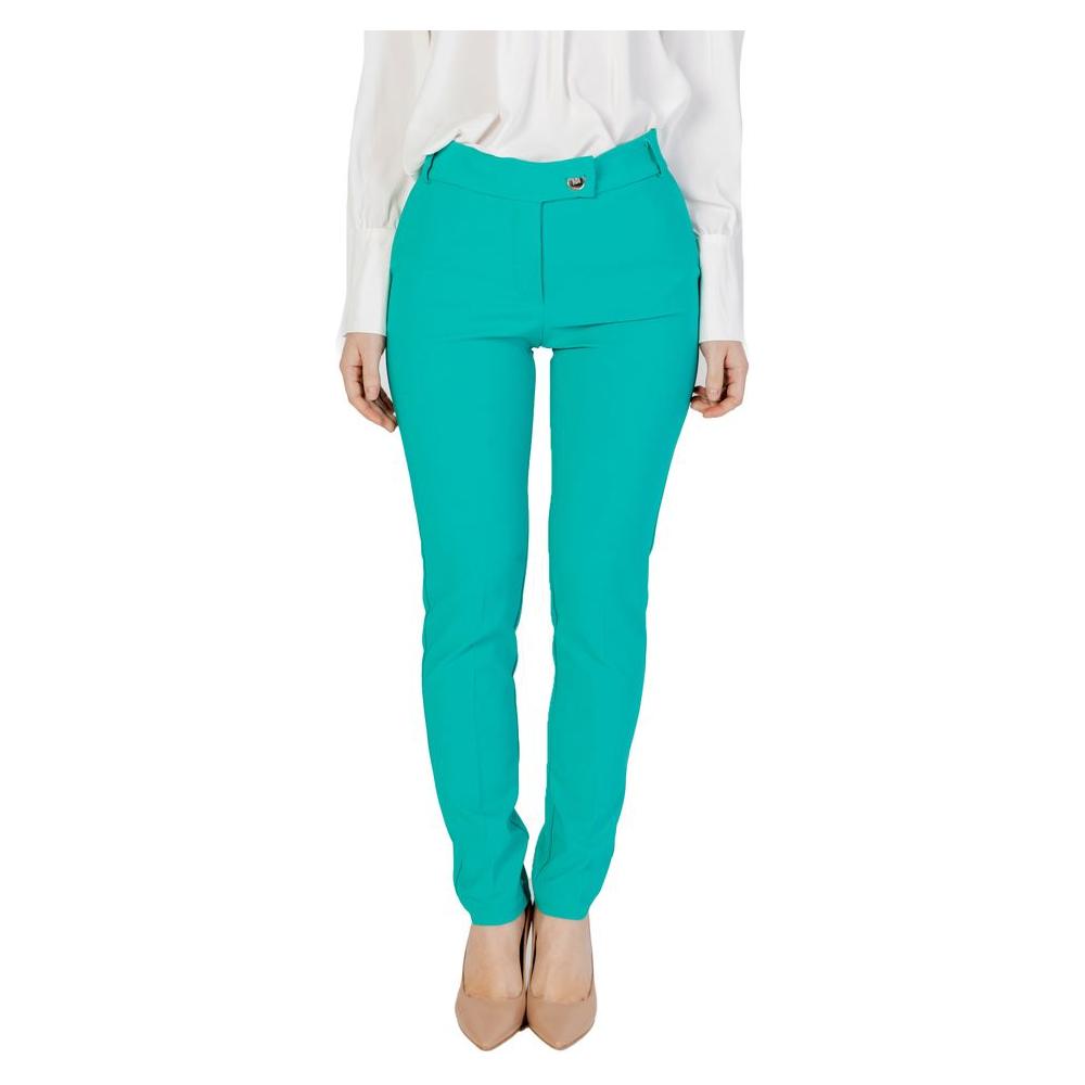 Rinascimento Green Polyester Jeans & Pant