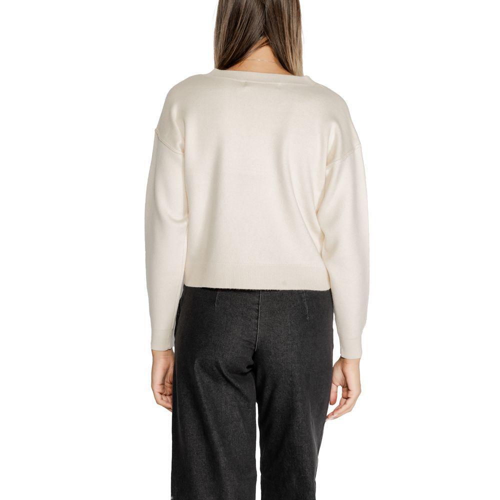 Vero Moda White Viscose Sweater VE-15265600820-IT42|M