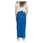Calvin Klein Jeans Blue Cotton Skirt CA-14564900176-W27