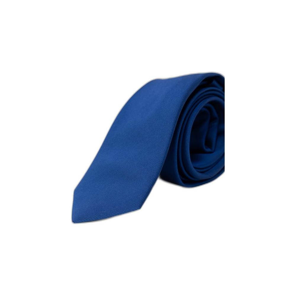 Antony Morato blue silk tie, men's fashion accessory from Spring/Summer collection, 100% silk, 150cm height, elegant and stylish.
