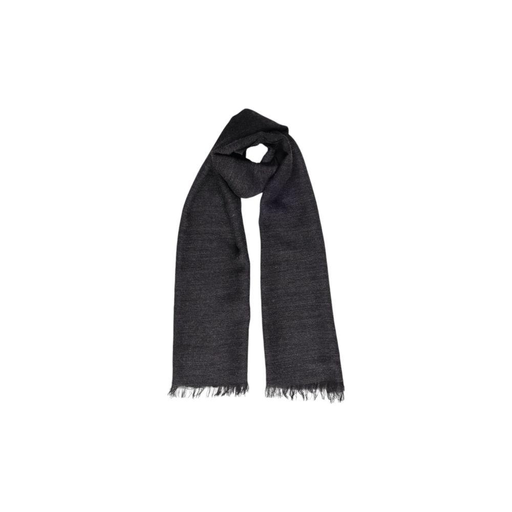 Alviero Martini Prima Classe gray polyacrylic women's scarf, fall/winter collection, made of polyacrylic, modal, wool blend.