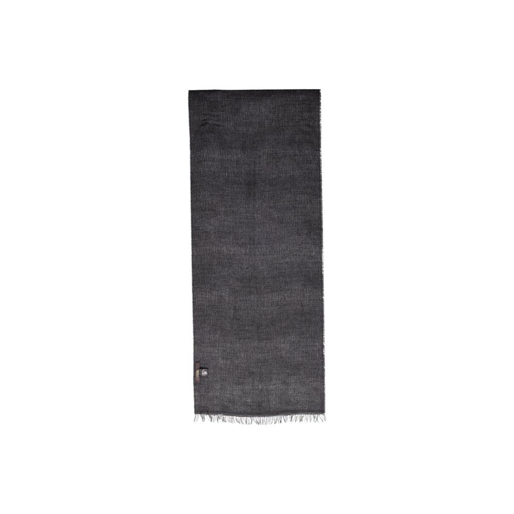 Alviero Martini Prima Classe gray polyacrylic scarf for women, fall/winter collection, made with polyacrylic, modal, and wool blend.