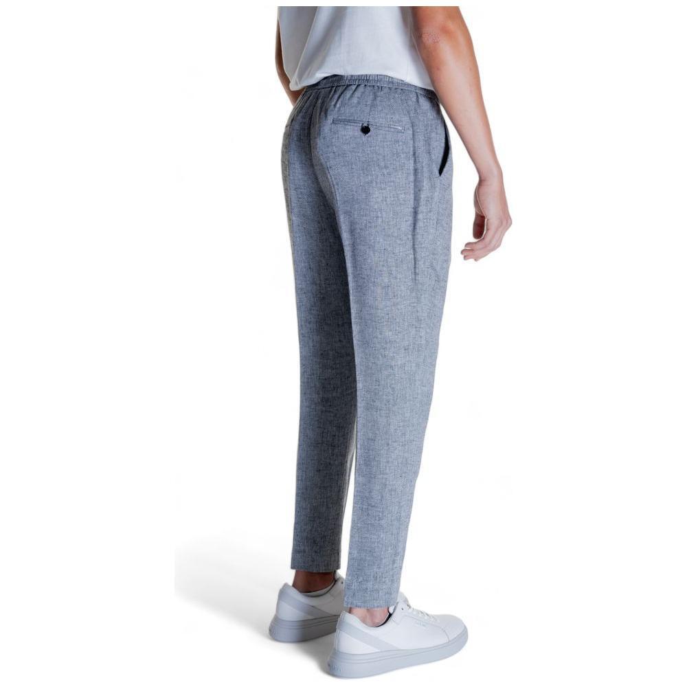 Antony Morato Black Linen Pant AN-14684100009-48/32 (W34)