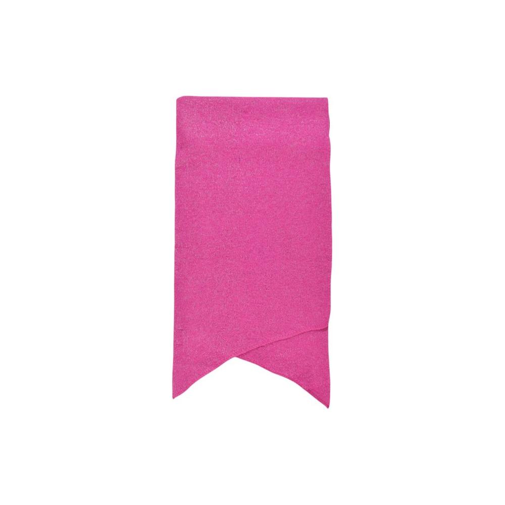 Pink Pieces scarf made from recycled polyester with a soft texture, ideal for versatile and sustainable fashion.