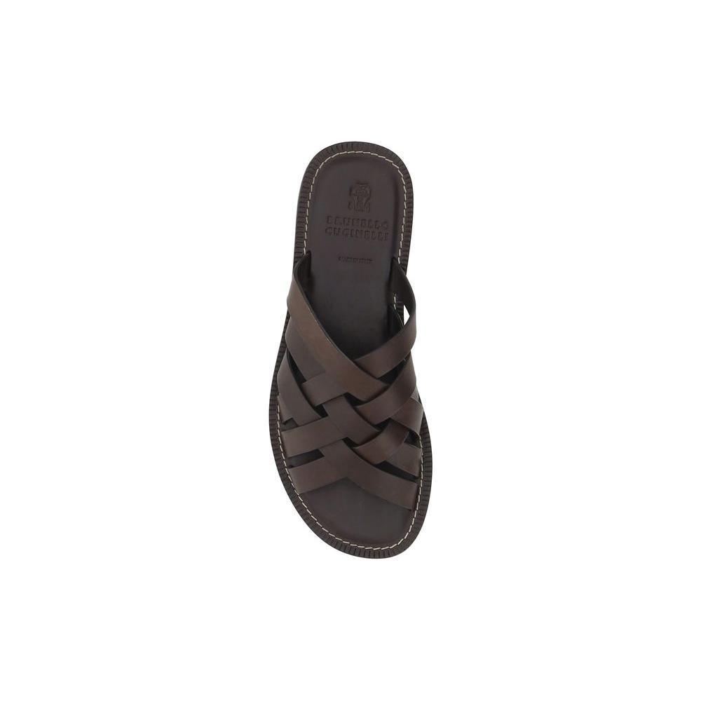 Brunello Cucinelli Leather Sandals