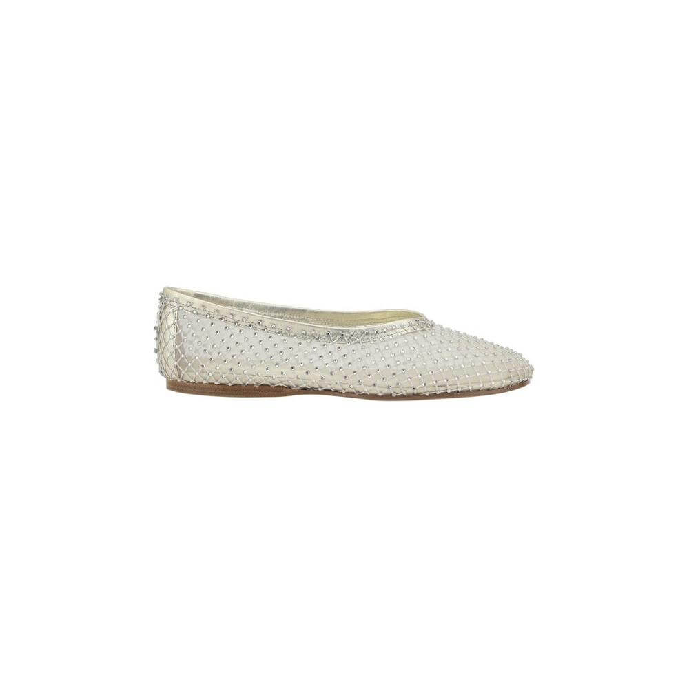 Forte_Forte Strass Mesh Ballerinas with rhinestones, elegant lightweight design, comfortable flat sole, sophisticated versatile footwear