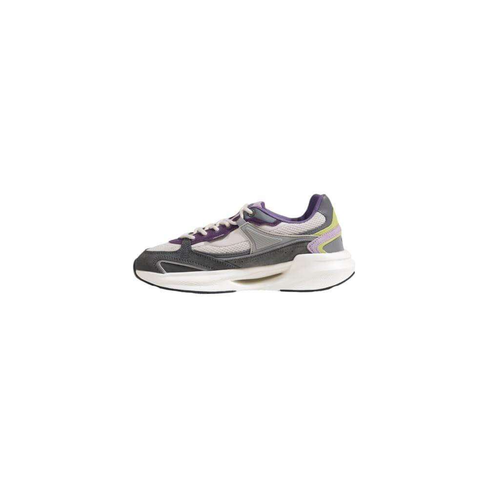 D.A.T.E Gray Fabric Sneaker for women from Fall/Winter collection, made of 100% fabric.