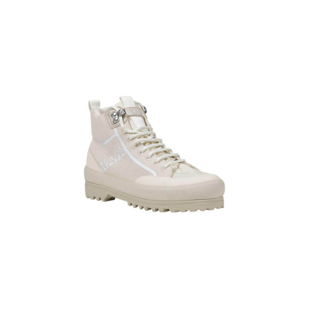 Superga beige fabric women's sneaker from autumn/winter collection, made of 100% textile with sturdy sole.
