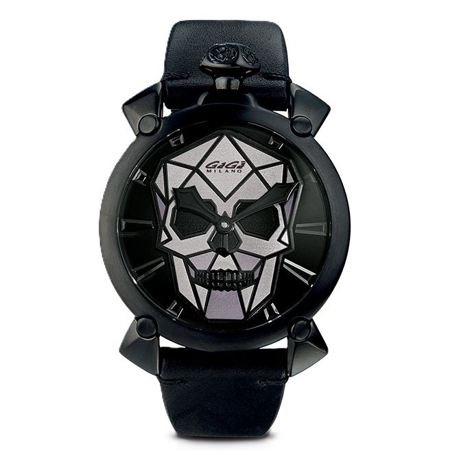 GAGA' MILANO Mod. BIONIC SKULL - Black ***SPECIAL PRICE***-0
