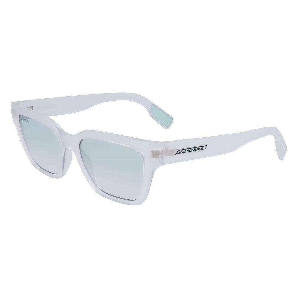 Lacoste Women's Transparent Sunglasses L6002S-970 with Injected Frame, Filter 3, Size 53/17/145 mm, Stylish and Trendy Design