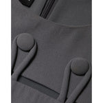 Emporio Armani Gray Round Neck Sleeveless A-line Mini Dress
