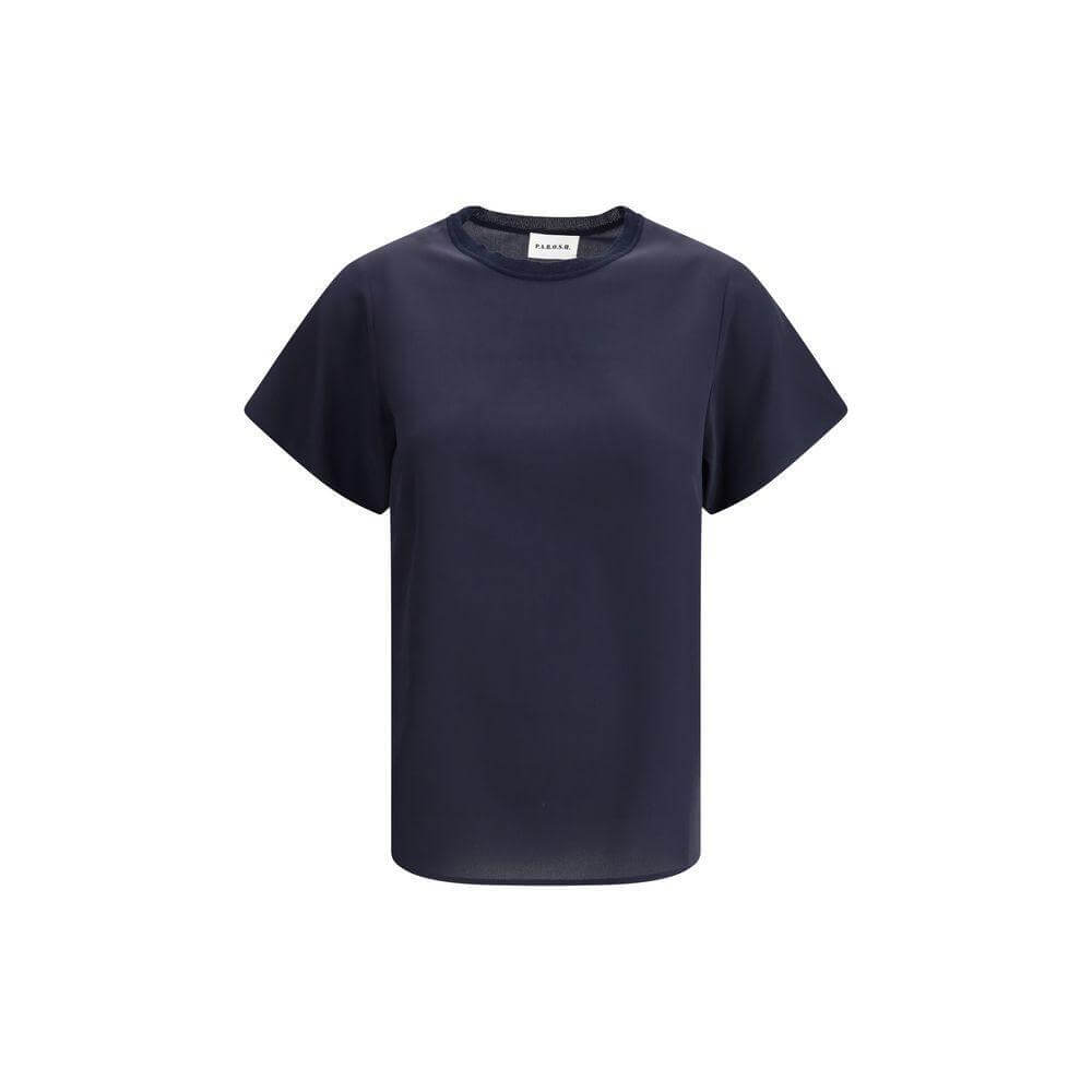 P.A.R.O.S.H. Short sleeve silk Top PA-D311633086-S