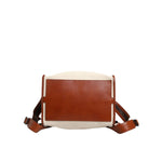Dolce & Gabbana Beige Brown Canvas Leather Travel Back Pack Bag BAG4041