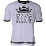 Dolce & Gabbana White Jersey Crew Neck Short Sleeves T-shirt TSH87773-48