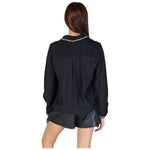 Vila Clothes Black Viscose Shirt VI-15818600009-34 | XXS