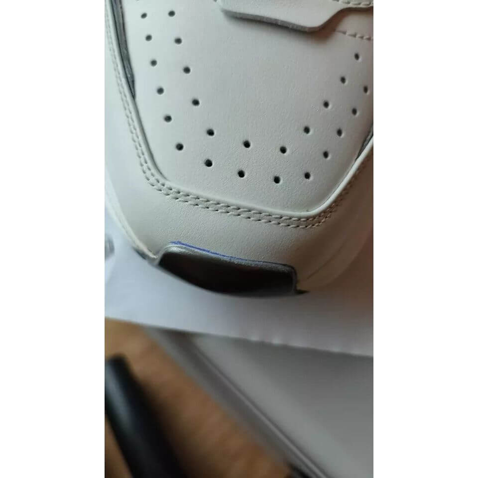 Dolce & Gabbana White Silver DAYMASTER Leather Sneakers Men Shoes