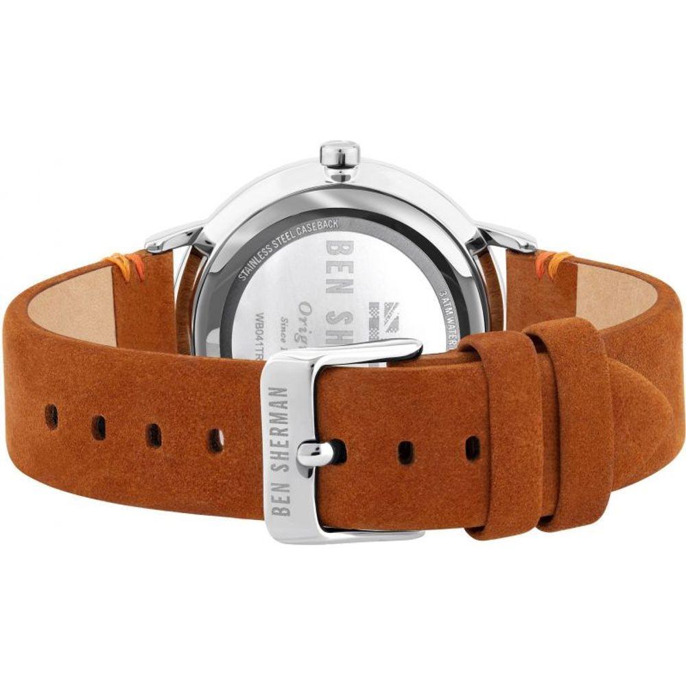 Ben Sherman Brown Fabric Watch 1728,67434610848,Ben Sherman,Brown,Men,New with tags,Watches,Watches for Men - Watches Ben Sherman BSWB043TAC