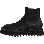 Dolce & Gabbana Black Chelsea Boots Leather Slip On Shoes