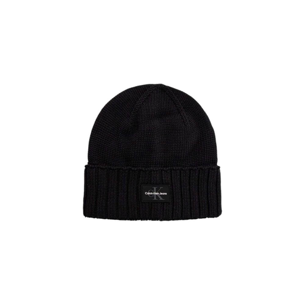 Calvin Klein Jeans Black Cotton Caps Baseball Hat