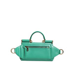 Dolce & Gabbana Emerald Green CalfskinLeather DG Logo Shoulder Bag BAG4000