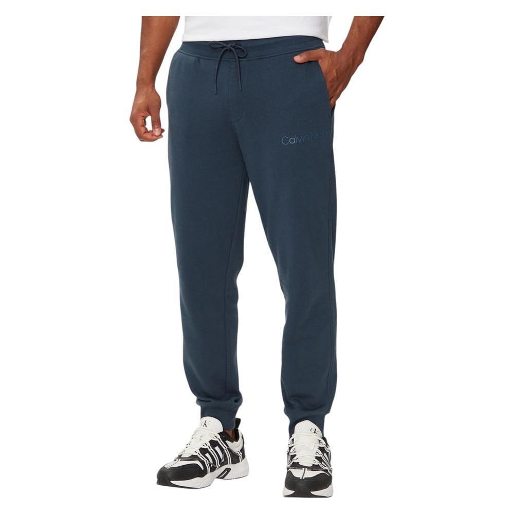 Calvin Klein Jeans Blue Cotton Joggers Workout Pant CA-16502700128-IT46 | M