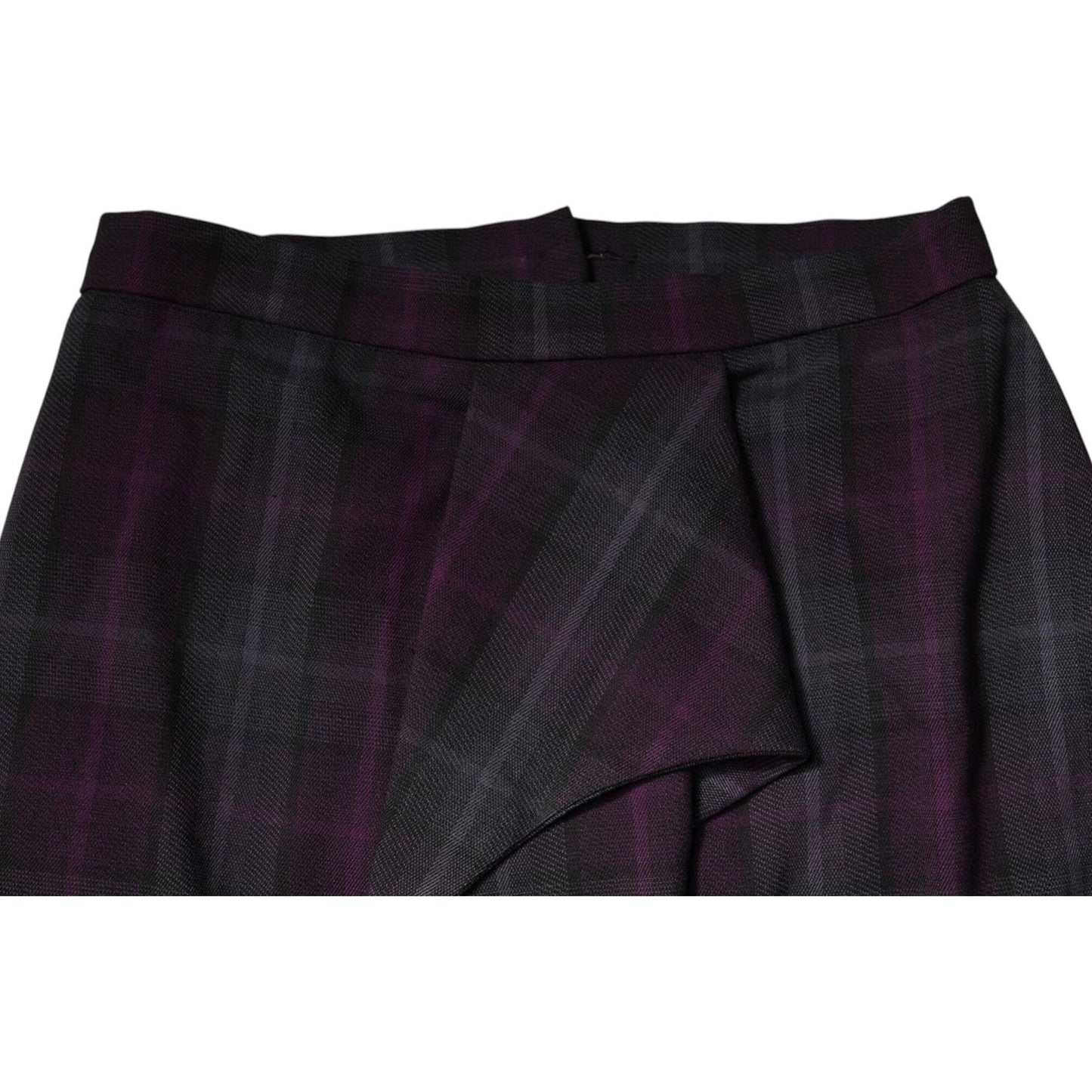 BENCIVENGA Multicolor Checkered Ruffle High Waist Mini Skirt SKI1695-42