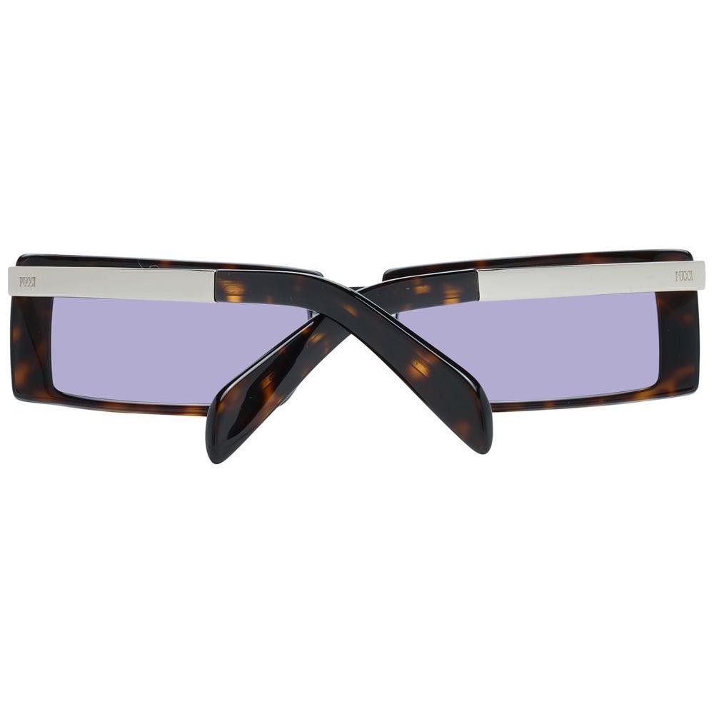 Emilio Pucci Brown Plastic Sunglasses