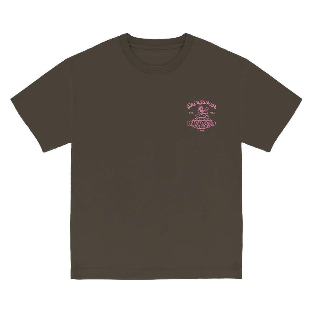 Refrigiwear Brown Cotton T-Shirt RE-15005-L