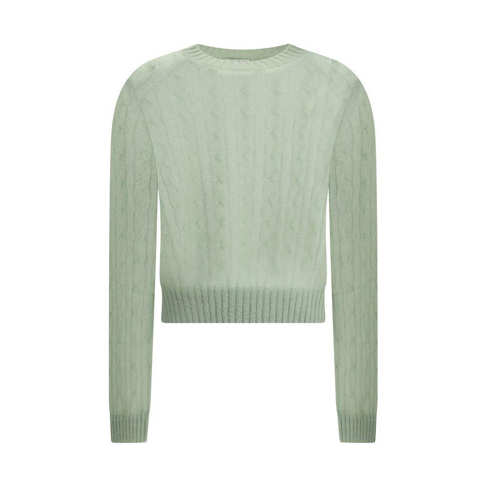 Brunello Cucinelli Mohair and wool cable knit Sweater BR-M2I778110C9738-XXL