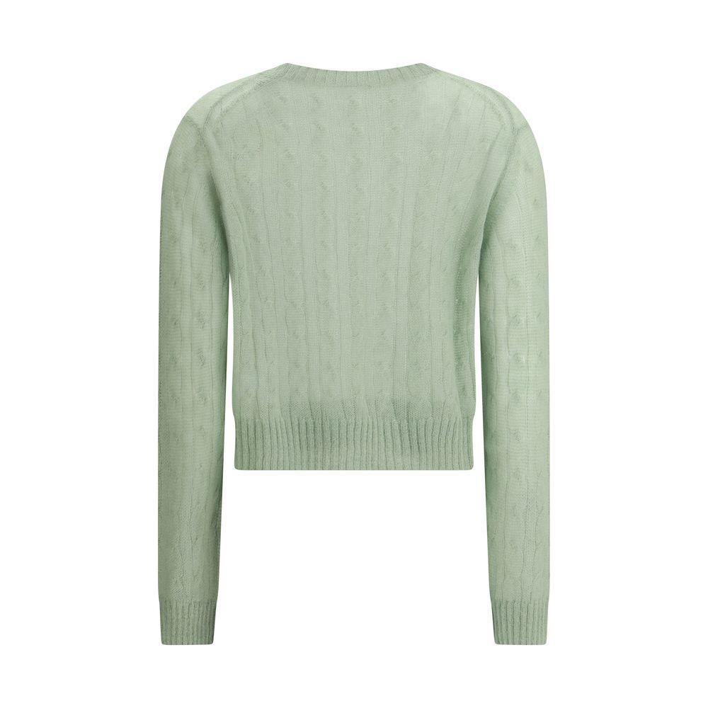 Brunello Cucinelli Mohair and wool cable knit Sweater BR-M2I778110C9738-XXL
