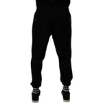 Dolce & Gabbana Black Cotton Men Jogger Sweatpants Pants