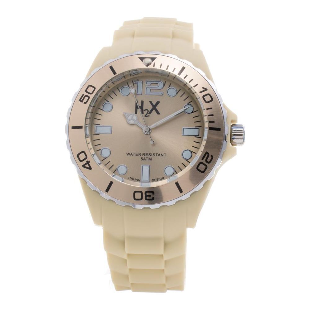Haurex Cream Rubber Watch 1728,67434610848,Cream,Haurex,New with tags,Unisex,Unisex Watches - Watches,Watches Haurex HASC382UC1AC