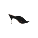 Amina Muaddi Samantha sabot Sandals AM-13S362519SAMBLACKSHINY-EU36.5/US6.5