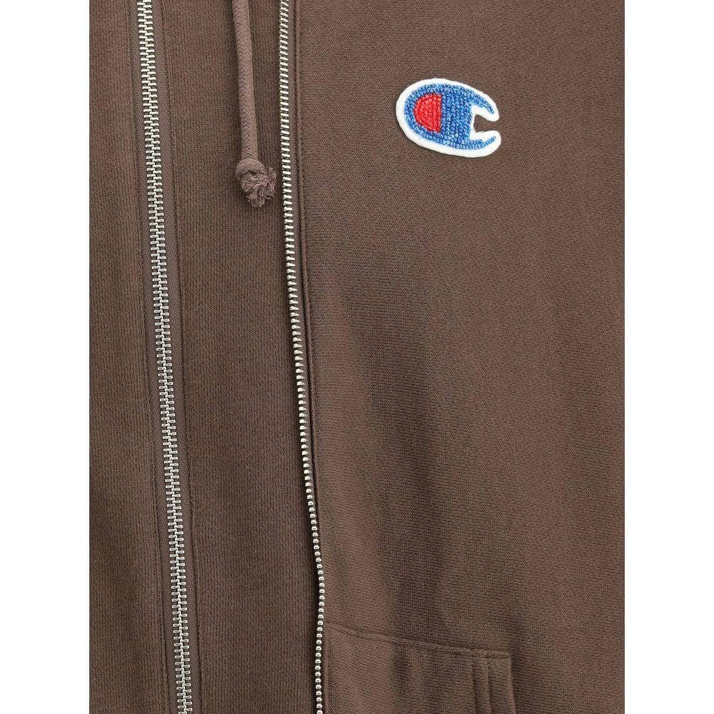 Undercover Hoodie with double zipper UN-UC1E4811BROWN-M
