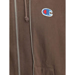 Undercover Hoodie with double zipper UN-UC1E4811BROWN-M